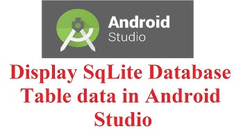 Display SqLite database table values using Android Studio 2.3.3 (Android Device Monitor)