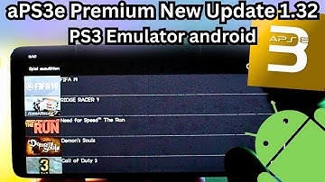 aPS3e Premium - New Update 1.32 - PS3 Emulator android Gameplay / test