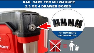 Milwaukee Packout Drawers, How To Easily Remove Aluminum Rails