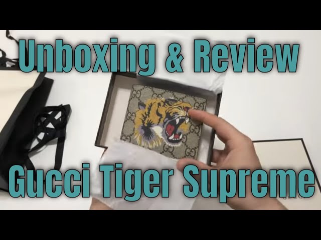 Review & Care Gucci Tiger Wallet GG supreme after 6 months usage 