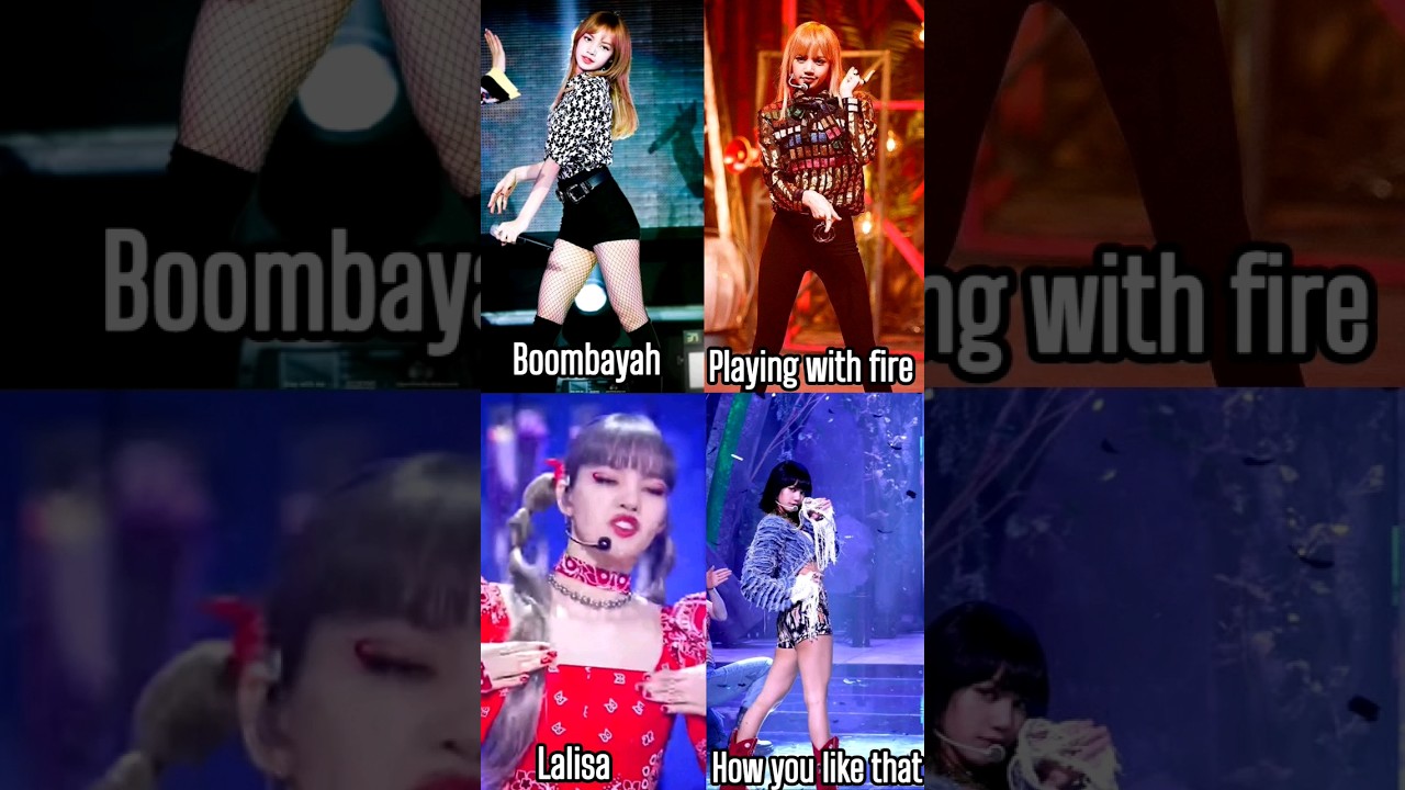 BLACKPINK Lisa's rap in their songs - Acapella ✨🥵||blackpink||Queen Chu 