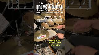 Grooves That Keep Your Gig   16th Note Combo Groove 148 #dailydrumgroove #drumshorts #drumbeat