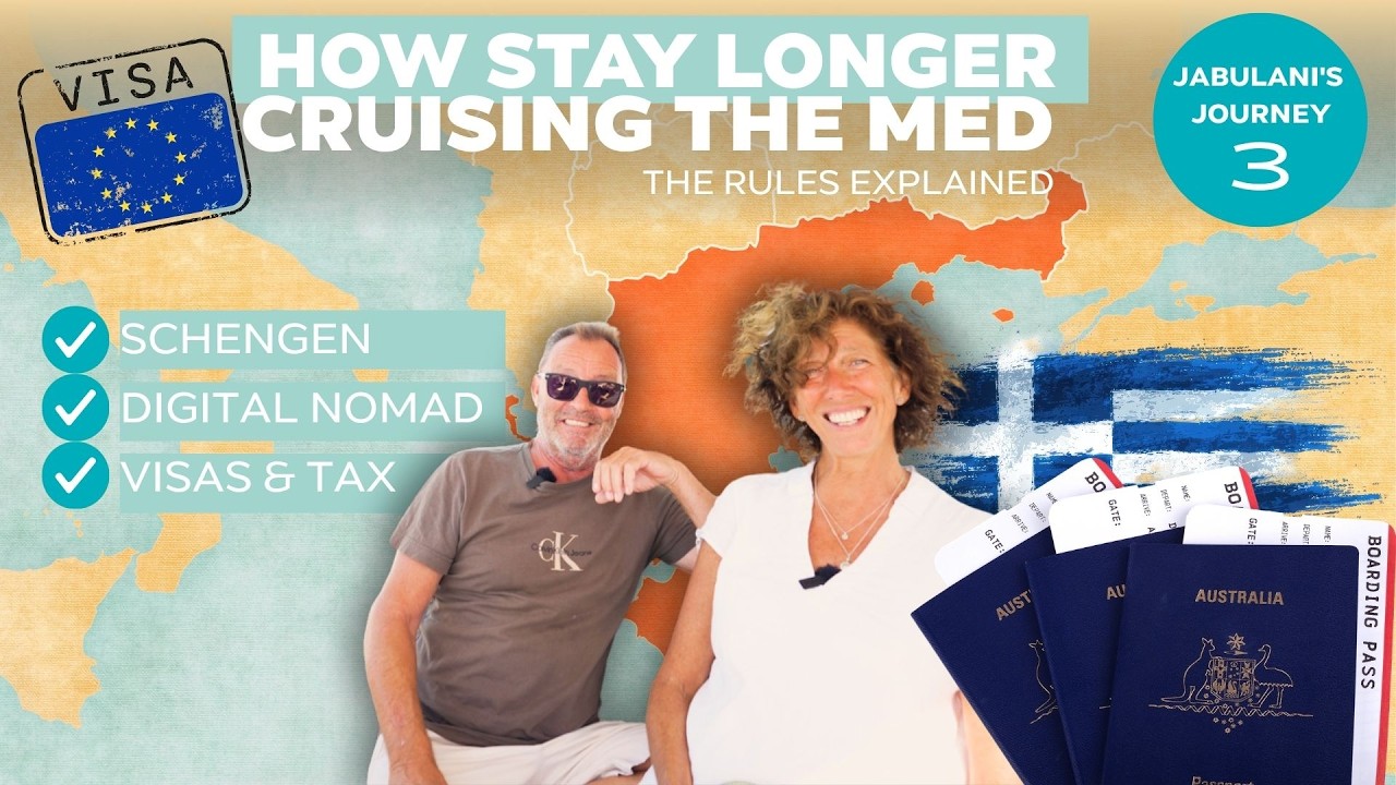 ⁣How to Cruise the Mediterranean for Longer | Schengen Visa, Digital Nomad Visa & Tax