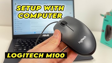 How to Setup the Logitech M100 Mouse With a Computer