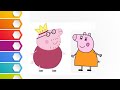 😍daddy🐖pig drawing l easy peppa pig🐷dad drawing for kids l easy drawing l drawing pig l kids drawing