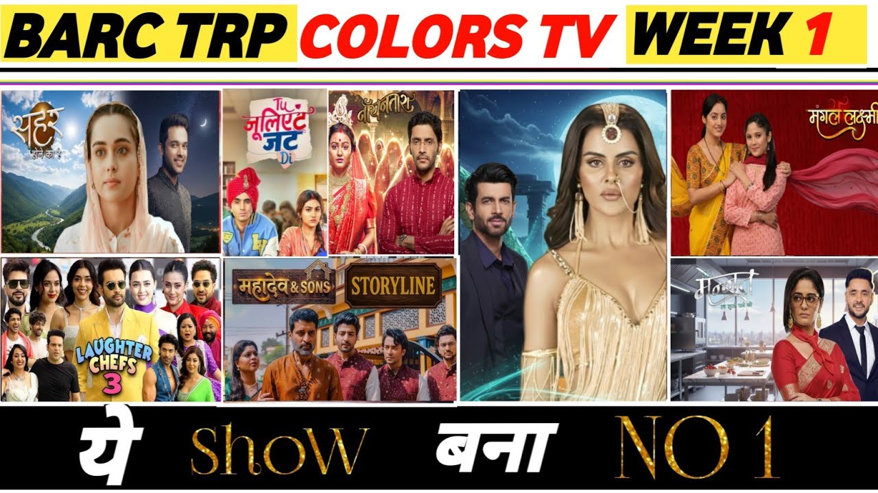 Colors TV Barc Trp of Week 01 (2026) : Naagin 7, Mahadev And Sons, Laughter Chefs