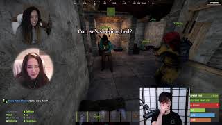 Rae Forces Sykkuno To Lie Down Next To Corpse Rae, Sykkuno, Bestgirltina, Abe Rust Clip