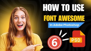 How to use font awesome 6 icons in photoshop