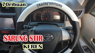 Cara mudah pasang sarung stir mobil standard - cover stir transformers keren