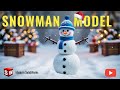 This Snowman Was Designed in SolidWorks⛄