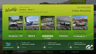 Gran Turismo 7 | Weekly Challenges October 2025 WK.2 - Skyline 1-Make \& Gr.1 Grand Valley [PS5Pro]