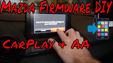 Mazda Firmware Update - Prep for CarPlay or Android Auto.  Be sure to look at description for info.
