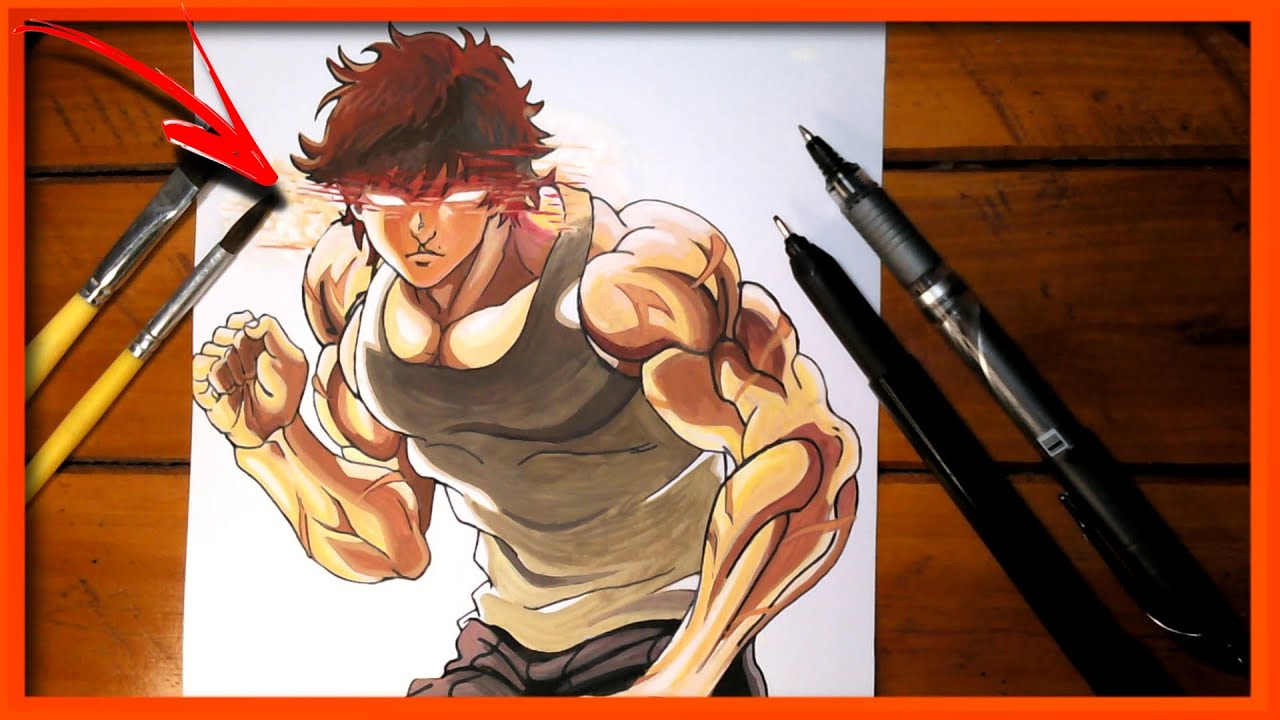 How to draw the baki Baki the Grappler how to draw baki YouTube