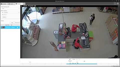 Redacting video before export - AXIS Camera Station
