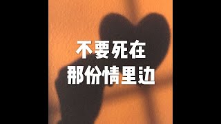 202001 不要死在那份情里边51422