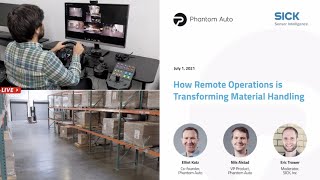 SICK Webinar & Live Demo: How Remote Operation is Transforming Material Handling