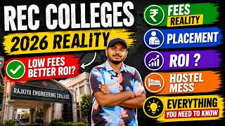REC Colleges Reality 2026 | Fees, Placement, ROI, Hostel & Mess | UP GOV COLLEGE | CAMPUS CIRCUIT
