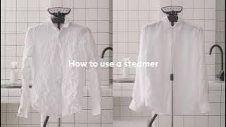 How to use a steamer
