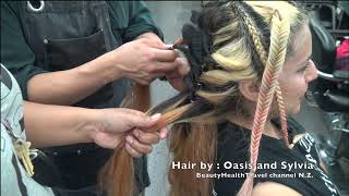 Beautiful Style; Easy Loose Braids; Two Toned