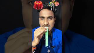 Eating Green Big Jelly Sweet 🤤#asmr #mukbang #eating #ytshorts #shorts