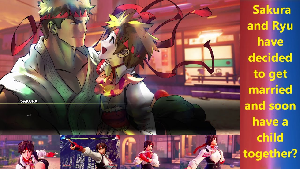Street Fighter V - Sakura and Ryu have decided to get married and soon ...