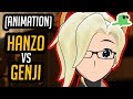[Animated] HANZO VS GENJI BATTLE (Unleash the Dragon) by JT Music & Dillon Goo