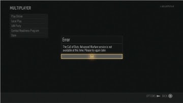 Advanced Warfare Servers Down! (PS3 & PS4) - 3/20/15