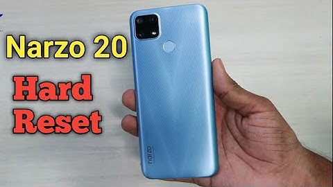 Realme Narzo 20 Hard Reset and Unlock Pattern 100% Working Process