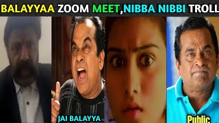 Balayya babu zoom meeting troll | Nibba nibbi troll | Divya shree nibbi troll