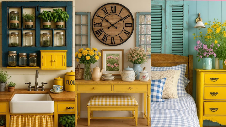 Farmhouse Chic Decor: Transforming Repurposed Old Furniture with Bold Colour Schemes🌻🍃