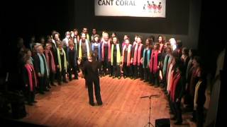 Video thumbnail of "Olele Moliba Makasi. Rise Up Singing Gospel Choir. 6a Marató de cant coral.wmp"