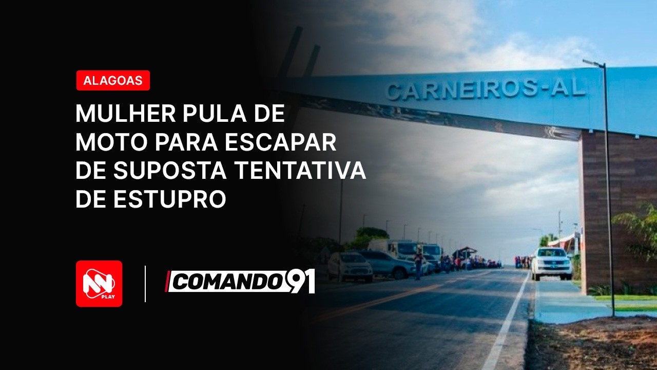 Mulher pula de moto para escapar de suposta tentativa de crime