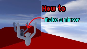 How to make a mirror in your gorilla tag fan game!