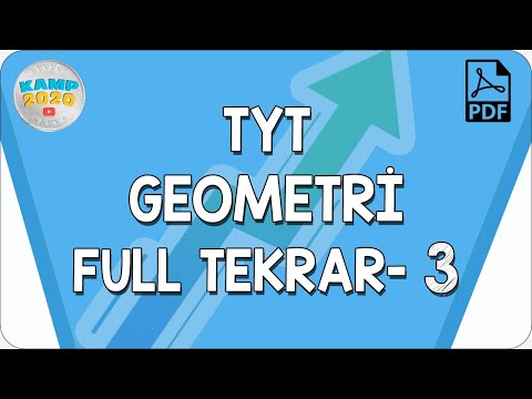 TYT Geometri Full Tekrar- 3 | Yükseliş Kampı 2020