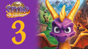 Spyro 3: Year of the Dragon Reignited playthrough pt3 - 1st Speedway, Boss, and a New World