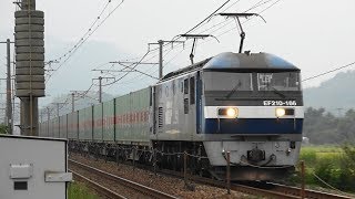 2017/10/11 56ﾚ 福山レールエクスプレス EF210-166+コキ15両