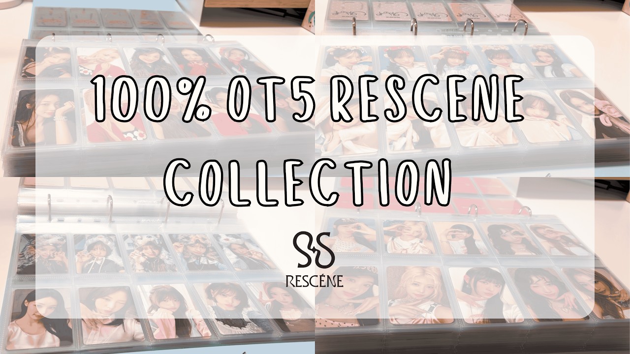 리센느 | My 100% OT5 Rescene Photocard Collection ⋆ ˚｡୨୧˚ - YouTube