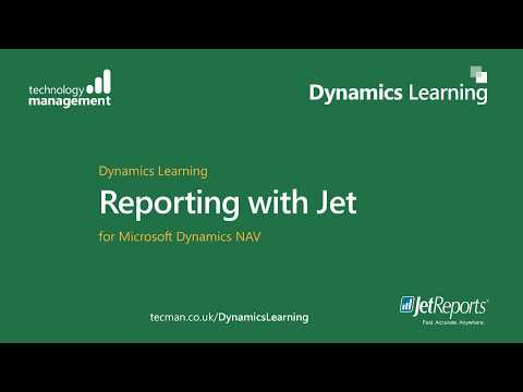 Introduction to the 'Reporting with Jet' playlists