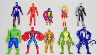 ASMR TOYS OF SPIDER-MAN AND HIS FRIENDS | NEW MARVEL AVENGERS TOYS 2025
