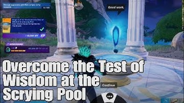 How to Easily Overcome the Test of Wisdom at the Scrying Pool - Fortnite Oracle Snapshot Quest