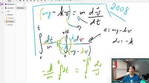 AP Physics C: Mech FRQ 1975 Q 1 - Free Fall with Drag