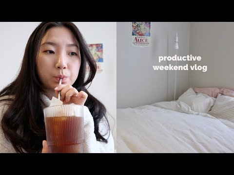 college days in my life | midterm season, productive weekend at home, dealing with burnout atm :(