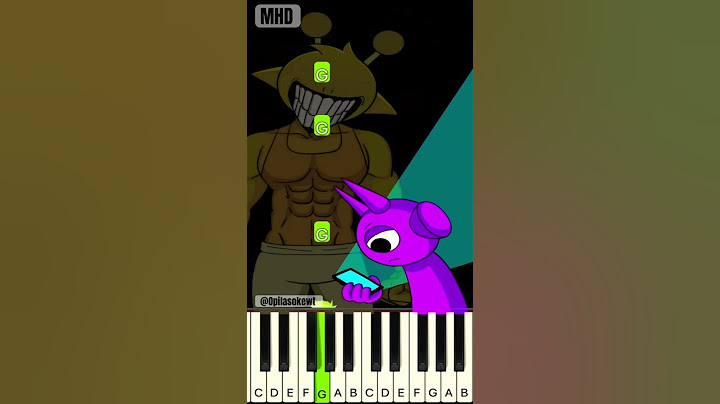 Mangos Simon’s Getting Revenge on Durple (Incredibox Sprunki) @Opilasokewt - Piano Tutorial