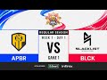 MPL PH S13 - W1D1 - APBR vs BLCK - GAME 1