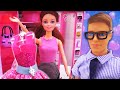 Сборник видео про куклы Барби и Кена. Игры в куклы и одевалки в салоне красоты для девочек!