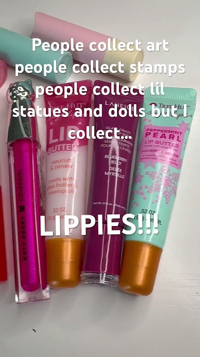 I collect lippies!! Who else?! #laneige #elf #covergirl #sol de Janeiro