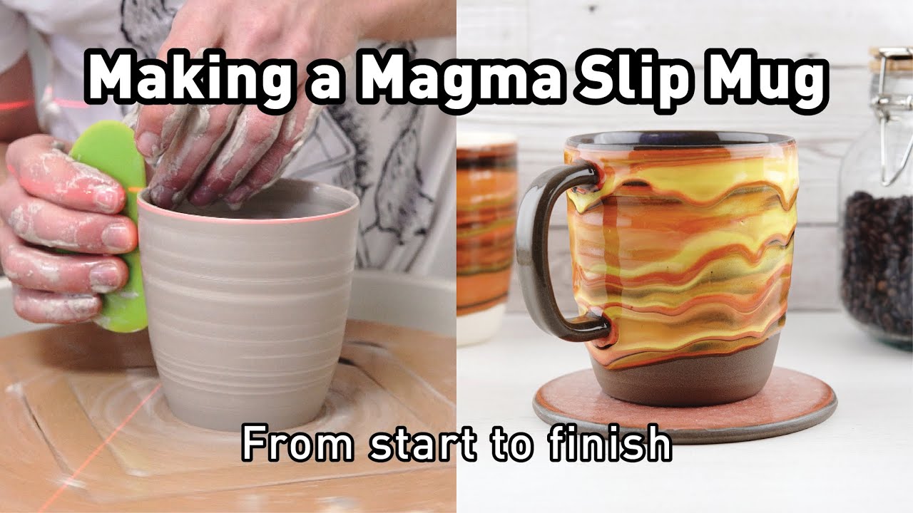 Making a Magma Mug - Full Process - Pottery AMSR