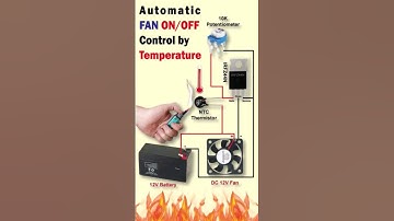Automatic Fan ON/OFF Control By Temperature | Auto Fan ON/OFF System