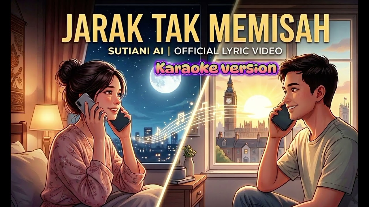 KARAOKE: Jarak Tak Memisah - Sutiani Ai (Tanpa Vokal)