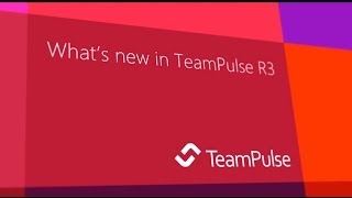 What's new in TeamPulse R3